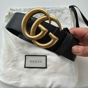 Barely warn authentic Gucci Marmont Belt